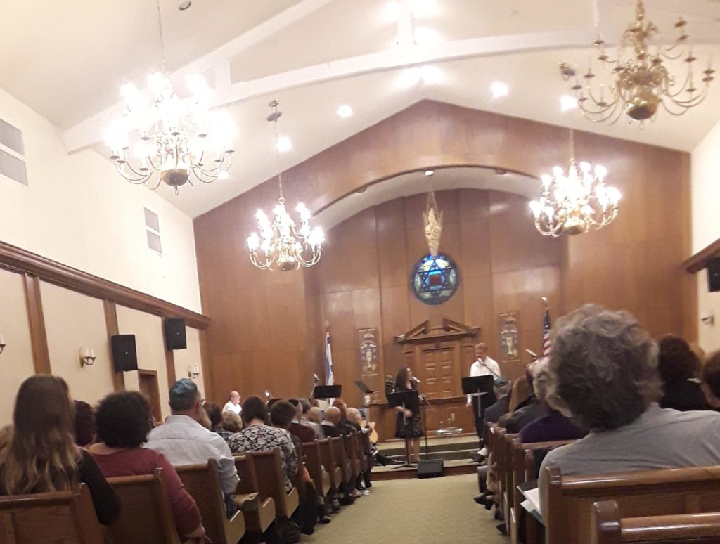 Rabbi Cantor Shana Leon and Cantorial Soloist Andy Henry “On the Thresehold of Freedom” 2019, Studio City, CA
