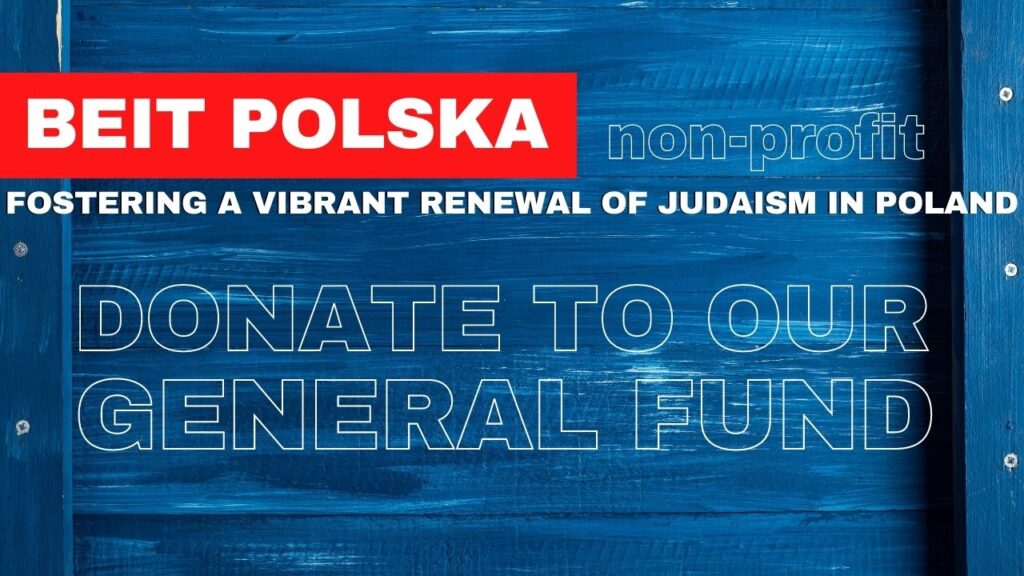 DONATE TODAY-Beit Polska graphic