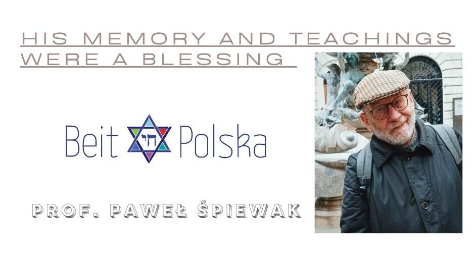 Professor Paweł Śpiewak Passes Away -graphic